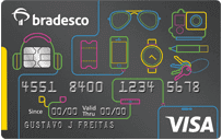 Cartão de Crédito Bradesco Universitário Visa Gold