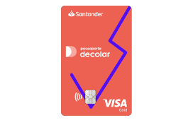 Cartão de Crédito Decolar Santander Visa Gold