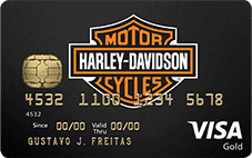 Cartão de Crédito Harley-Davidson® Visa Gold