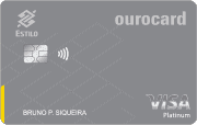 Cartão de Crédito Ourocard Estilo Visa Platinum