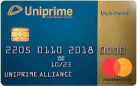 Cartão de Crédito Uniprime Mastercard Business